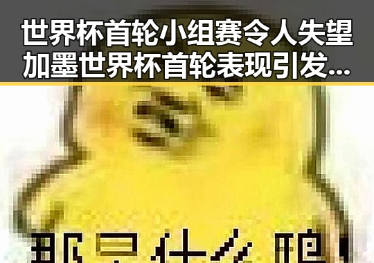 世界杯首轮小组赛令人失望加墨世界杯首轮表现引发热议网红黑料曝光